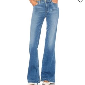 Paige Genevieve Flare Jean in North Star Distressed womens size 27